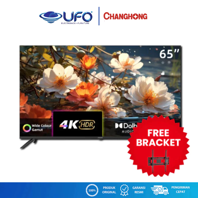 Changhong 65 Inch Smart Google QLED TV 4K UHD U65QCN1