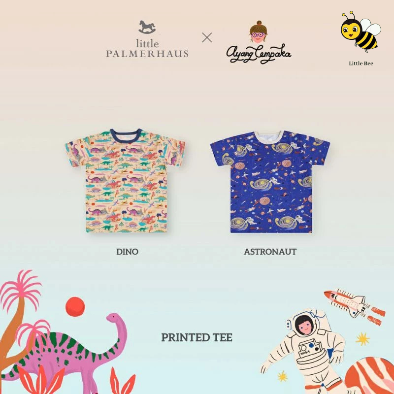 Little Palmerhaus Ayang Cempaka Printed Tee