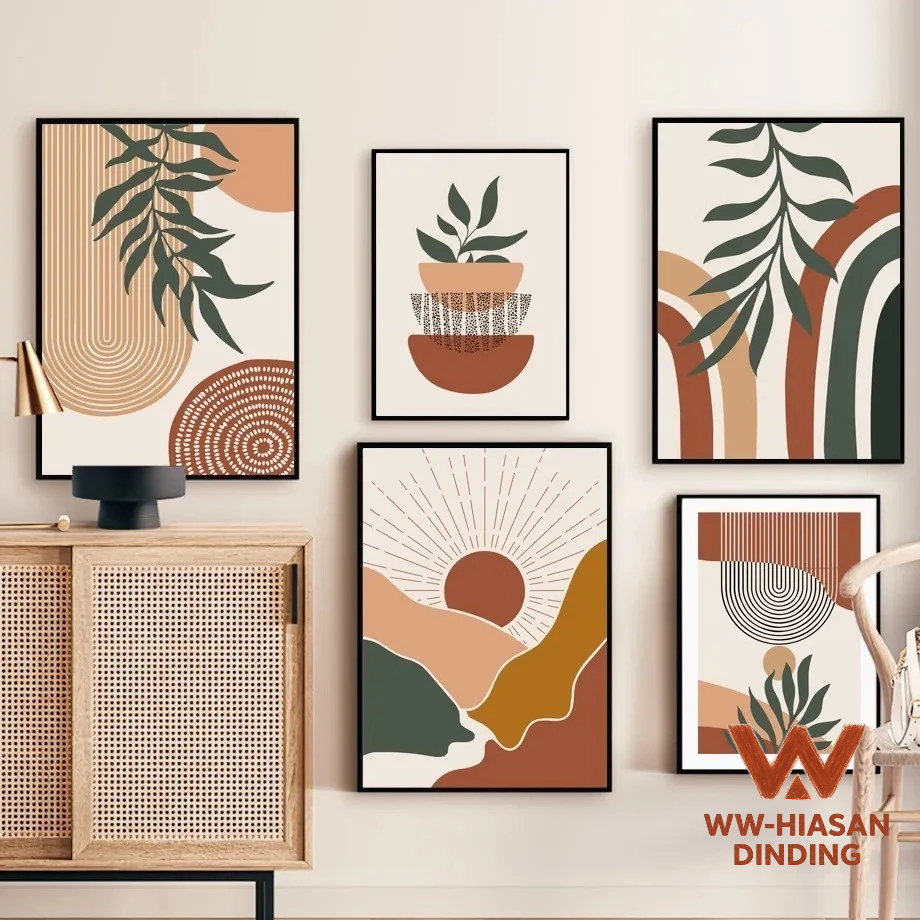 Meninggalkan Pelangi Matahari Dekorasi Wall Decoration Rumah Estetik Abstrak Bohemia Lukisan Dekorat