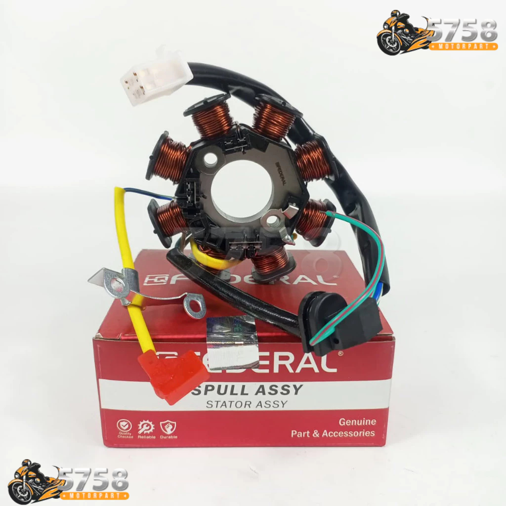 HQ FEDERAL SPULL ASSY + PULSER   GL PRO NEOTECH (KEH) HQ FEDERAL SPUL SPOOL SPOL KOMPLIT  (5758)