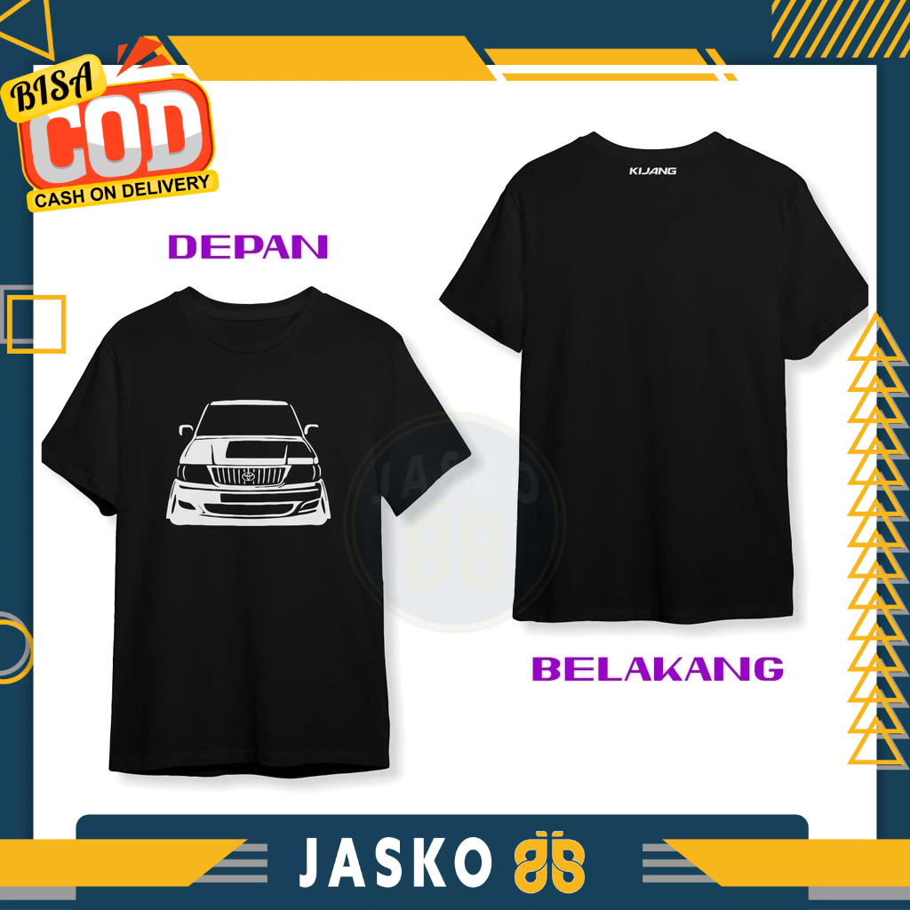 Baju Tshirt Mobil Toyota Kijang Kapsul LGX Stance DB Baju Otomotif