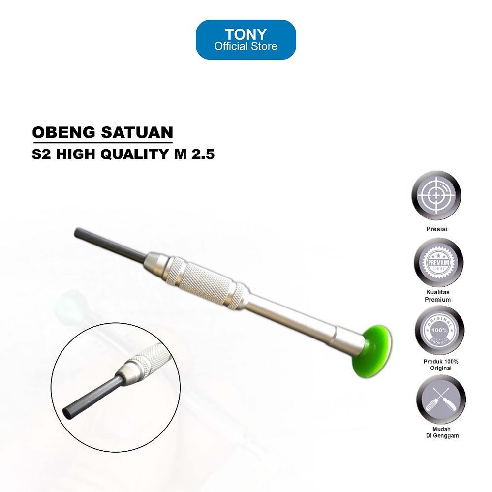 OBENG SATUAN NANCH S2 HIGH QUALITY M2.5 FOR IPHONE 6S ORIGINAL – SCREWDRIVER PRESISI TEKNISI HP