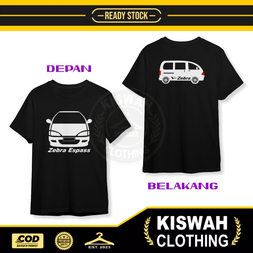 Kaos Tshirt Mobil Daihatsu Zebra Espass DB Baju Otomotif
