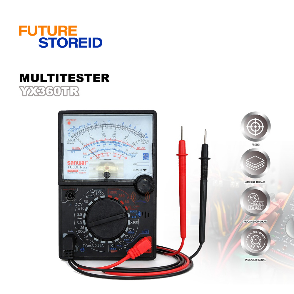 SANWAI YX-360 TRELB TESTER LISTRIK PRESISI - MULTITESTER SANWAI YX-360 TRELB METER ORIGINAL - MULTIM