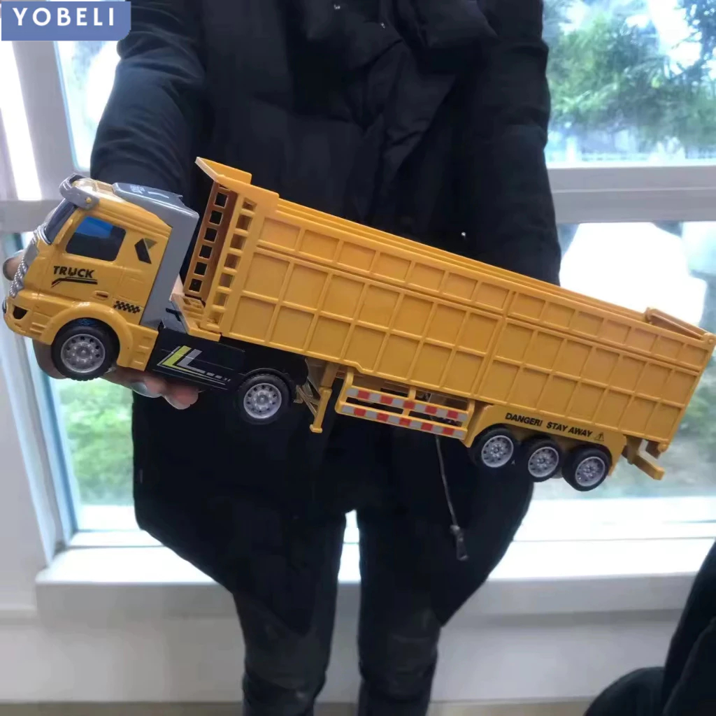 Remote Control Truk Semi Trailer RC Dump Truk 8WD Mobil Truk Konstruksi Remote Control