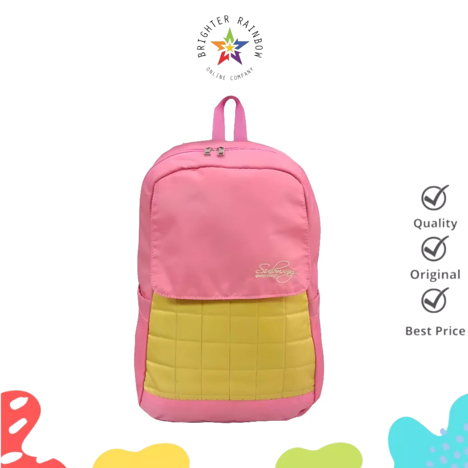 TAS RANSEL SEKOLAH ANAK SMA PEREMPUAN FREE RAINCOVER SUBWAY 22320