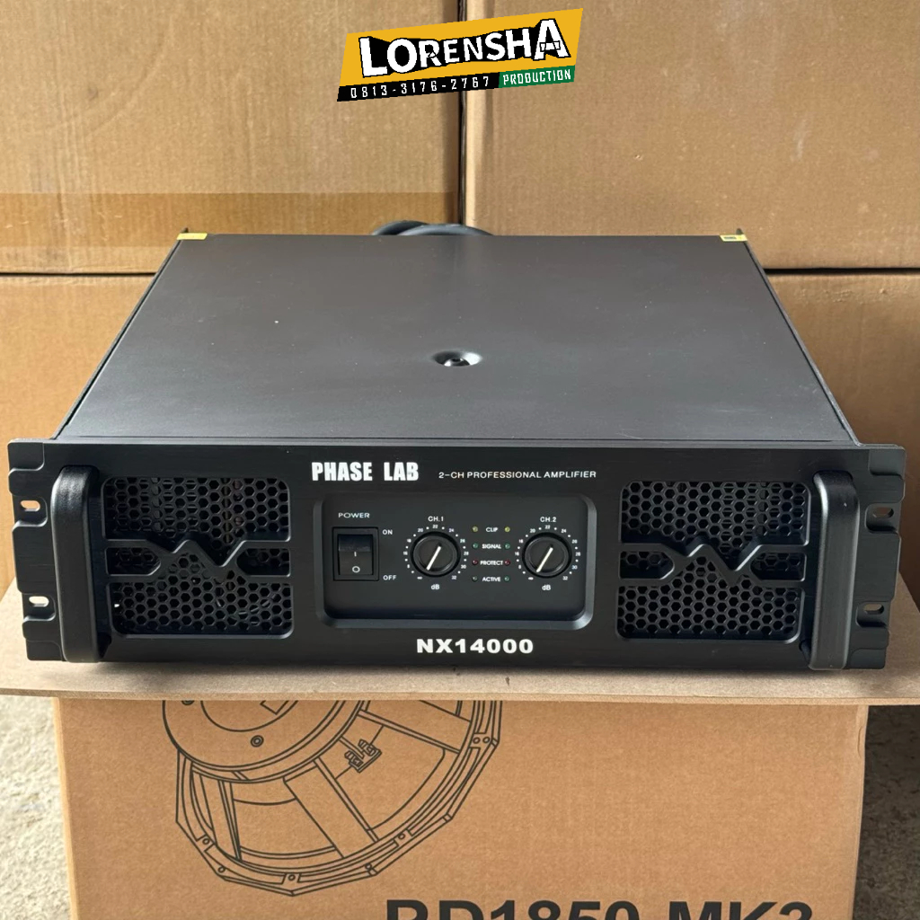 Power Amplifier PHASELAB / PHASE LAB NX14000 Class TD