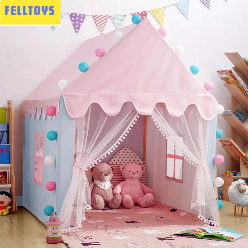 Tenda Bermain Tenda Dalam dan Luar ruangan Tenda Mewarnai Tenda Princess Jumbo
