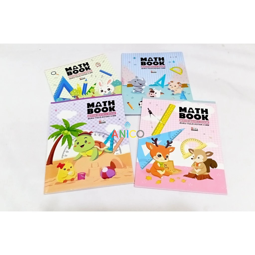 

(10BUKU) Buku Tulis Petak Matematika/Buku tulis Petak Kecil Tanggung Besar