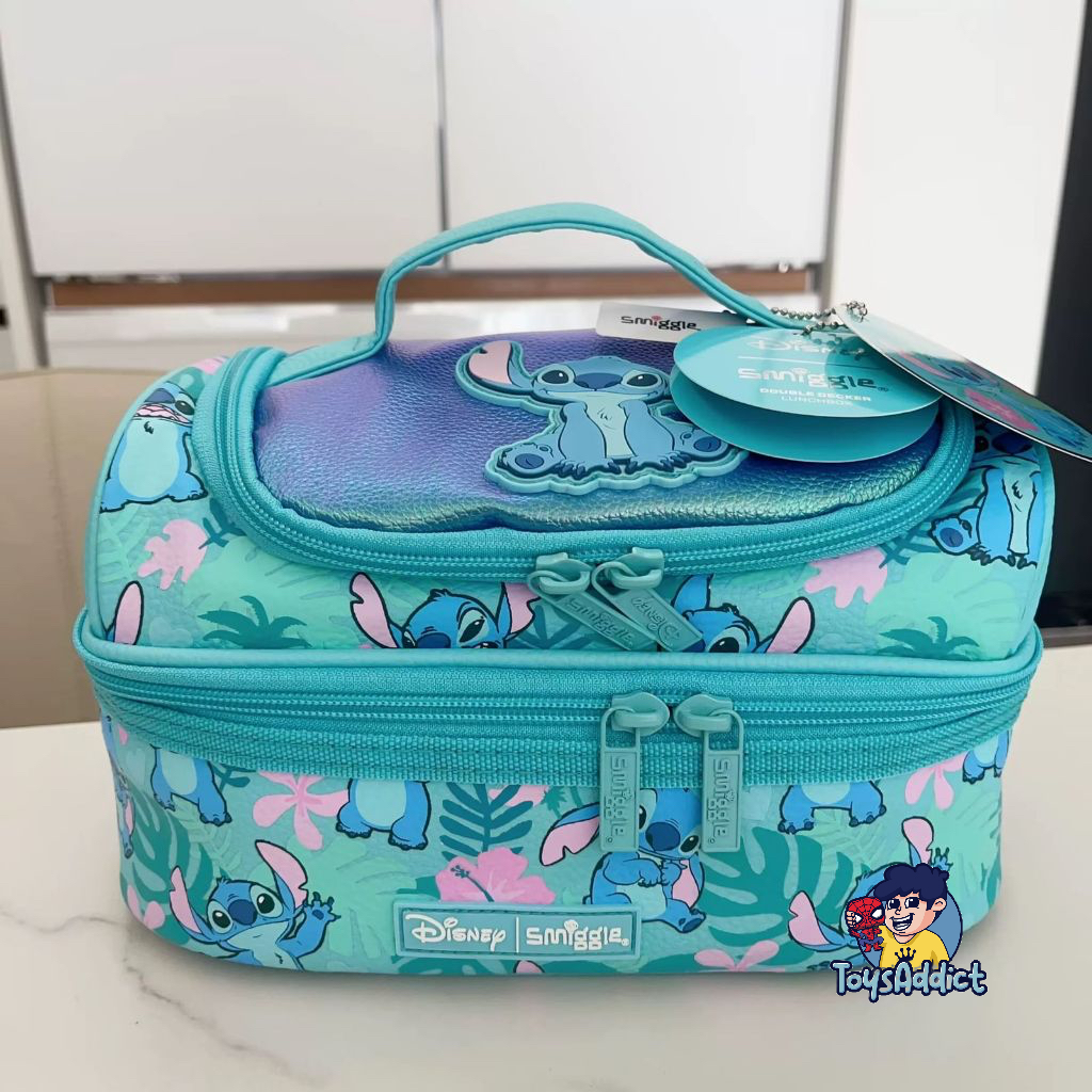 Tas Makan Smiggle Disney Stitch/ Kotak Bekal Stitch Smiggle Original