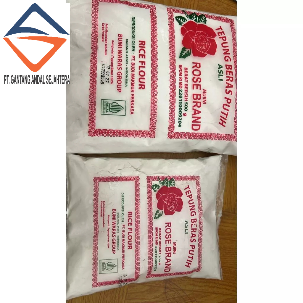 

TEPUNG BERAS PUTIH ROSE BRAND 500 GRAM dan 200 GR
