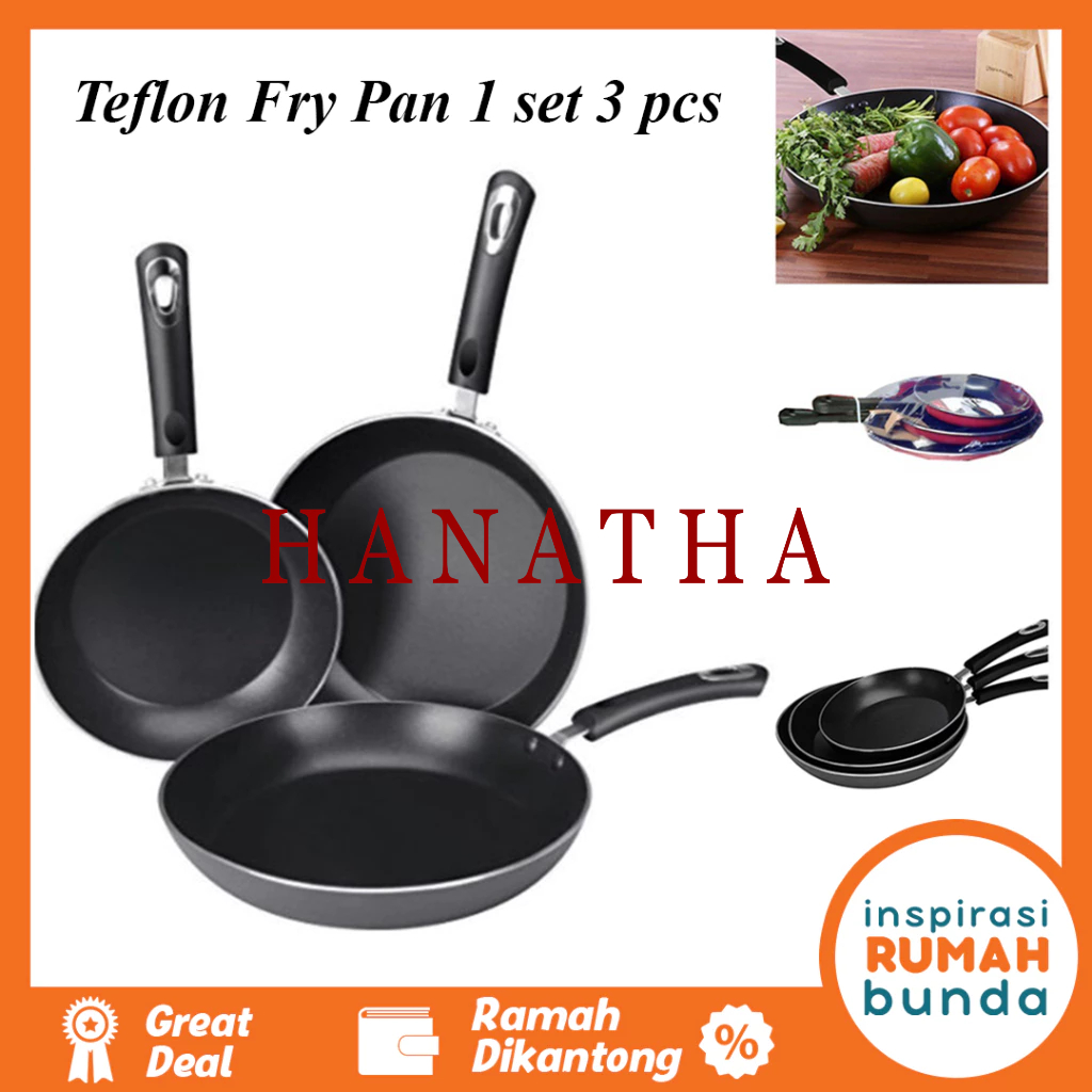 Wajan Teflon Anti Lengket Teflon Anti Lengket Ori Teplon Anti Lengket Wajan Anti Lengket Wajan Teflo