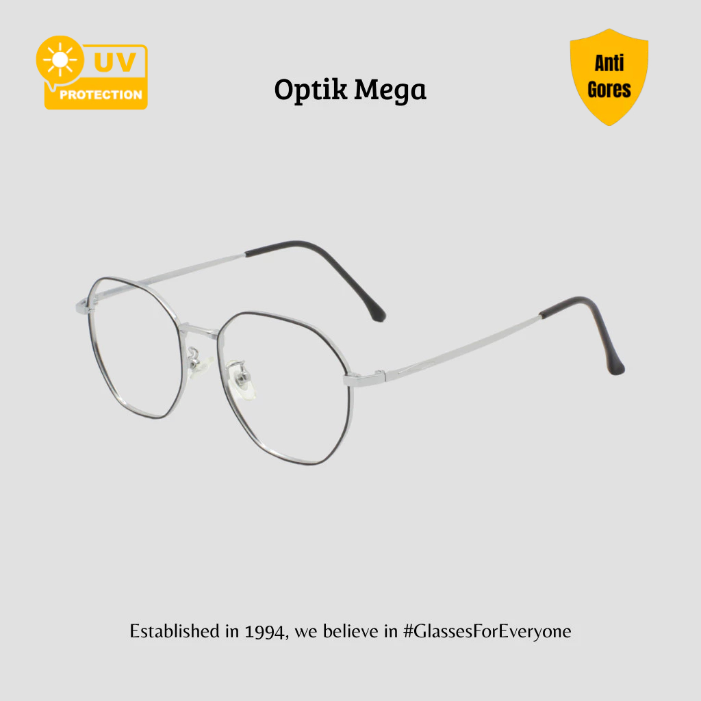 OPTIK MEGA - BOSSINI Titanium 6010 Matt Black/Black Silver/Black Gold Unisex
