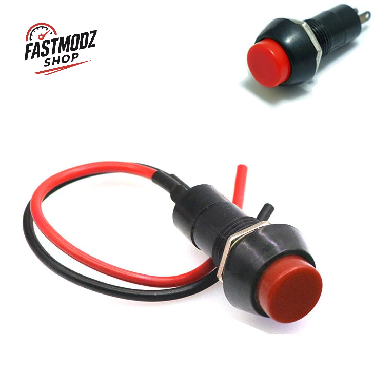 Saklar + Kabel On Off Bulat Motor Universal Saklar Lampu Model Tanam Variasi Vario Beat Mio Scoopy F