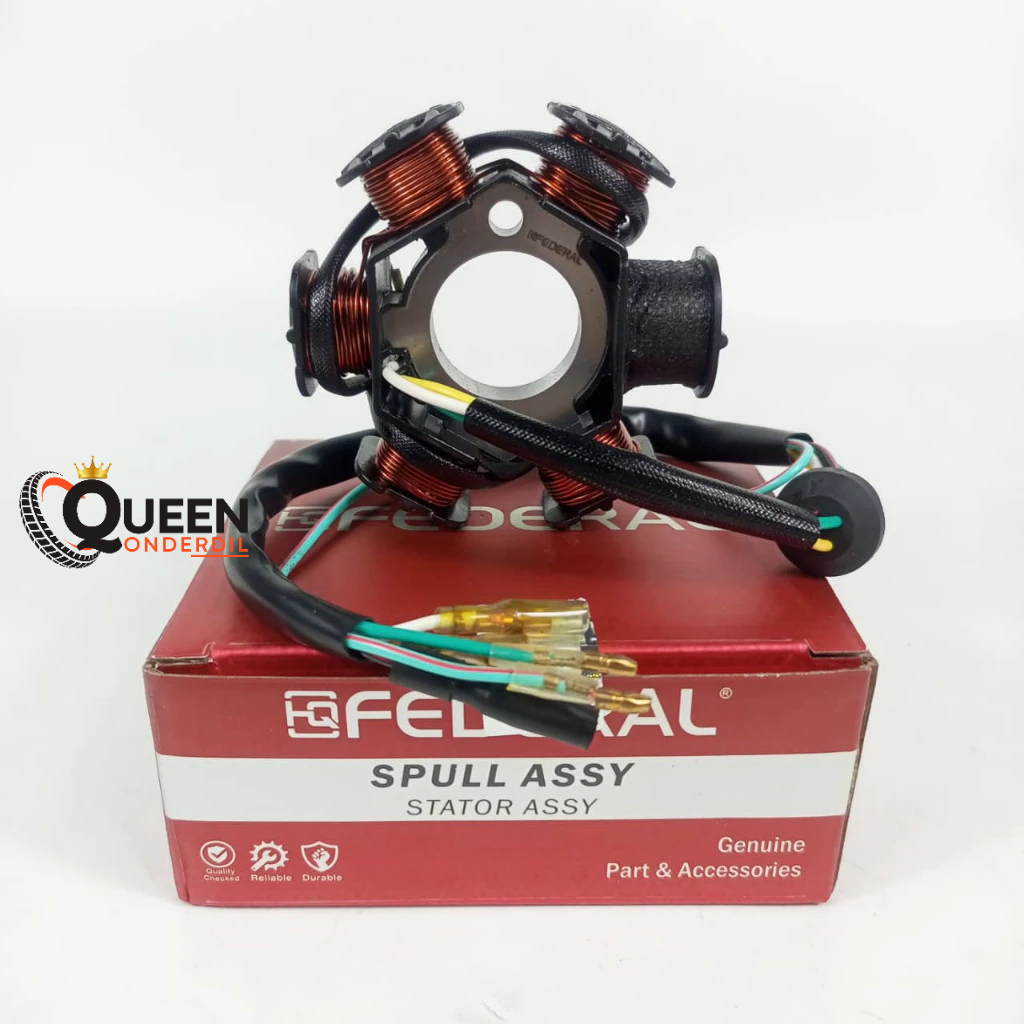 HQ FEDERAL SPULL ASSY + PULSER   GL PRO CDI HQ FEDERAL SPUL SPOOL SPOL KOMPLIT  (QUEEN)