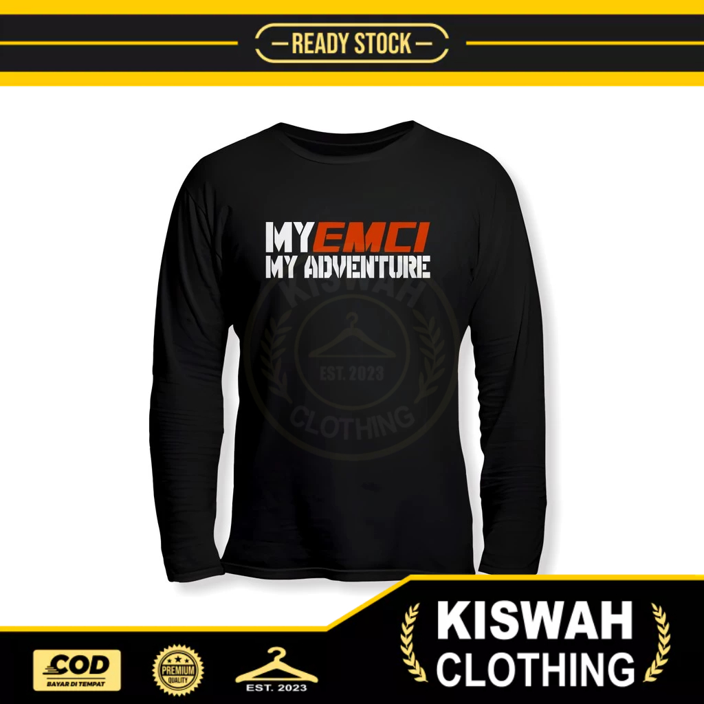Kaos Tshirt ELF MANIA MY ADVENTURE Lengan Panjang Baju Otomotif