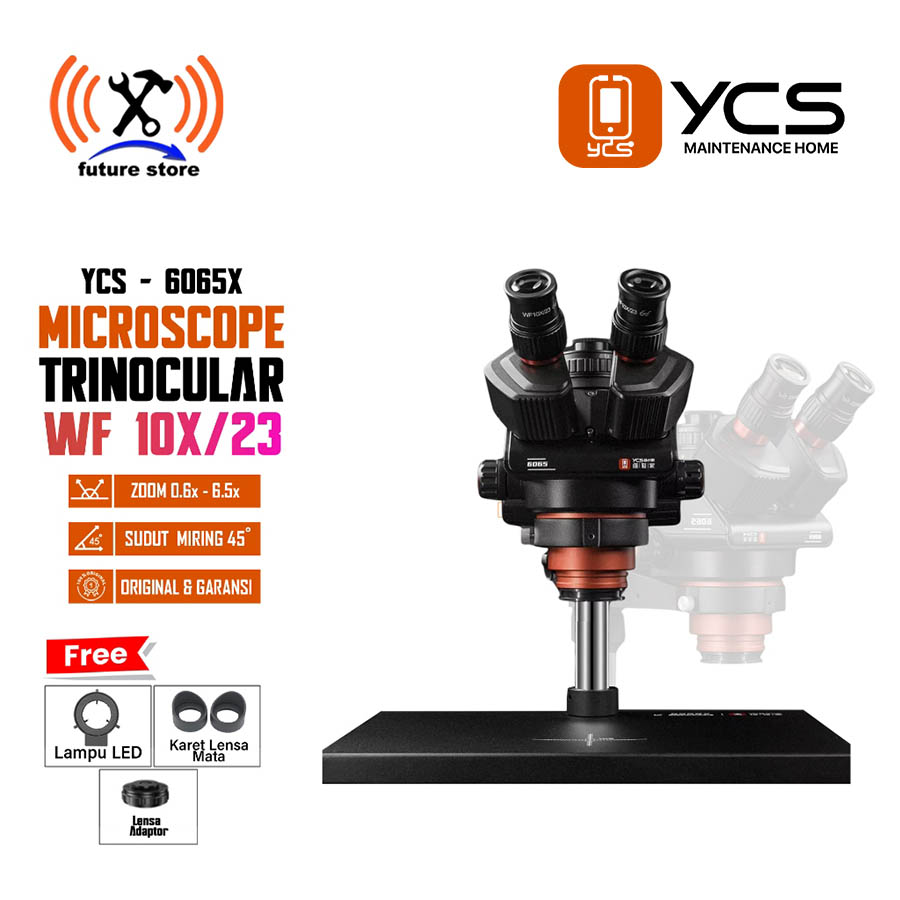 YCS MICROSCOPE TRINICULLAR 6065X - MICROSCOPE TRINOKULAR YCS 6065X -YCS 6065X MICROSCOPE TRINOKULAR 