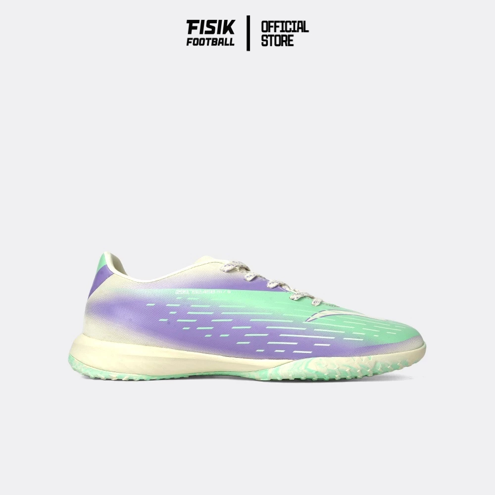 SPECS SEPATU FUTSAL ACCELARATOR LIGHTSPEED 5 PRO IN EGRET/PURPLE ROSE/BEACH GLASS SPE1020519