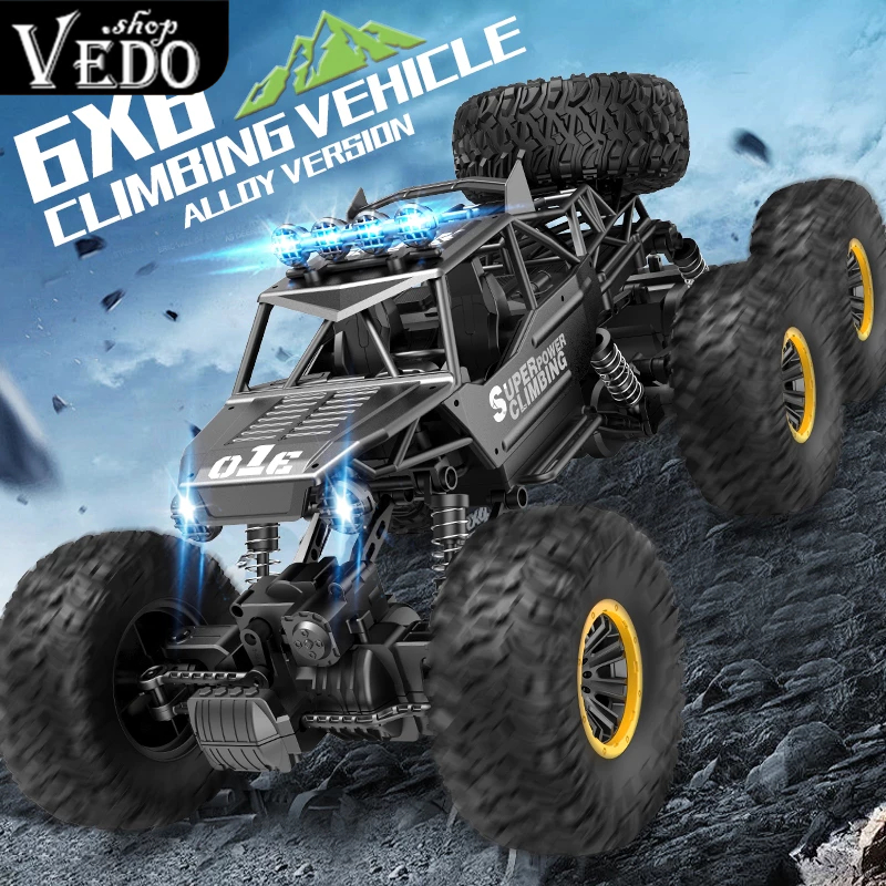 Mobil Remote Control Besar 1: 8 50CM  2.4GHZ RC Mobil RC Offroad 6WD RC 6 Roda 50cm  Powerful Bahan 