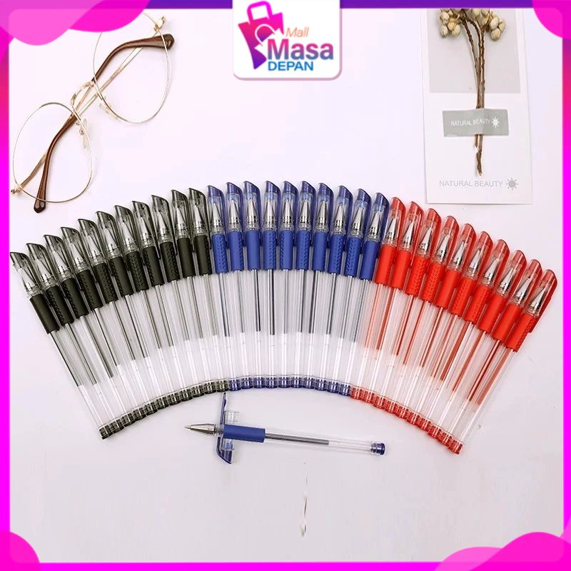 

MMD Pena Gel 0.55mm Standard Pulpen tinta cair Alat Tulis Sekolah Kantor Pen Warna Warni Pena Ujung Lancip ATK Murah 1PCS