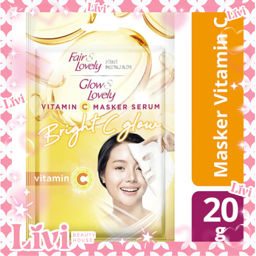 LIVI - Fair & Lovely Sheet Mask Serum Bright C Glow
