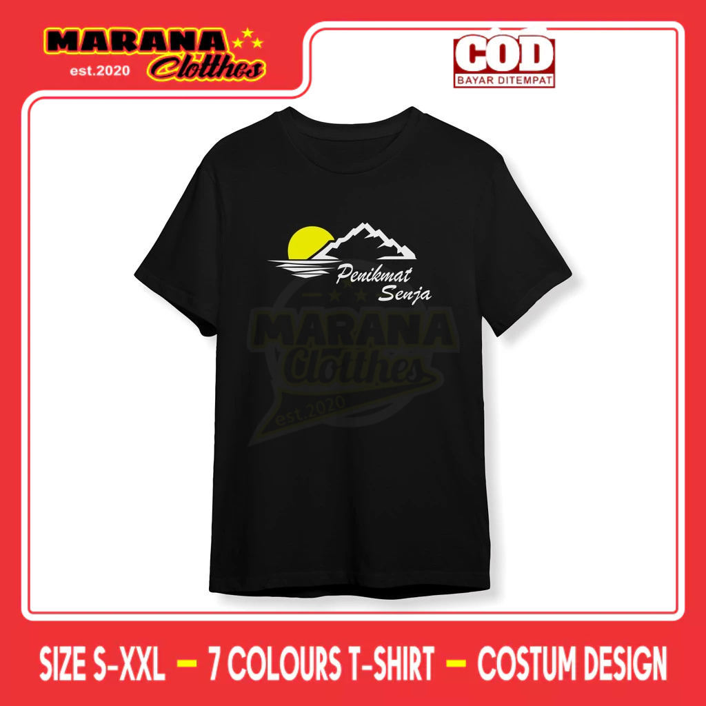 Kaos Indie Penikmat Senja Kaos Distro