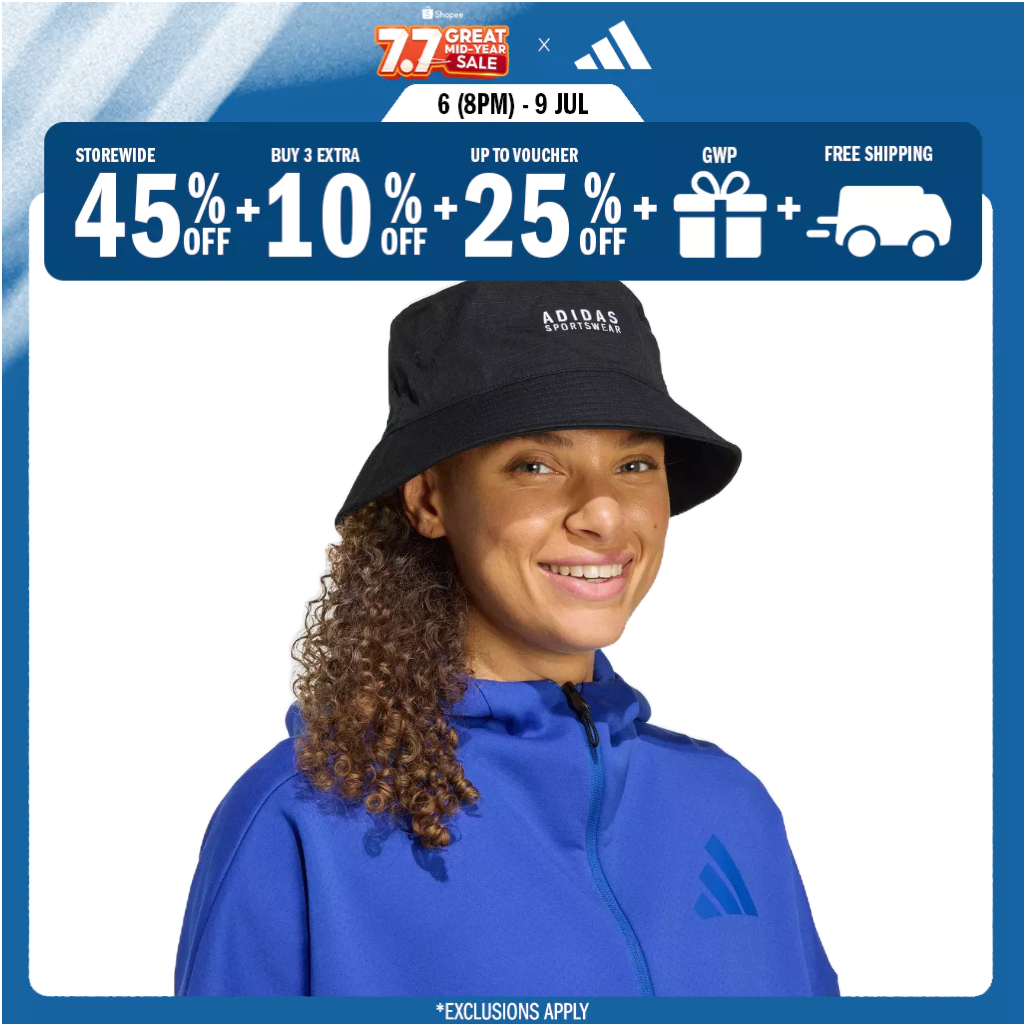 adidas Lifestyle Sportswear Classic Bucket Hat Unisex Black JG3662
