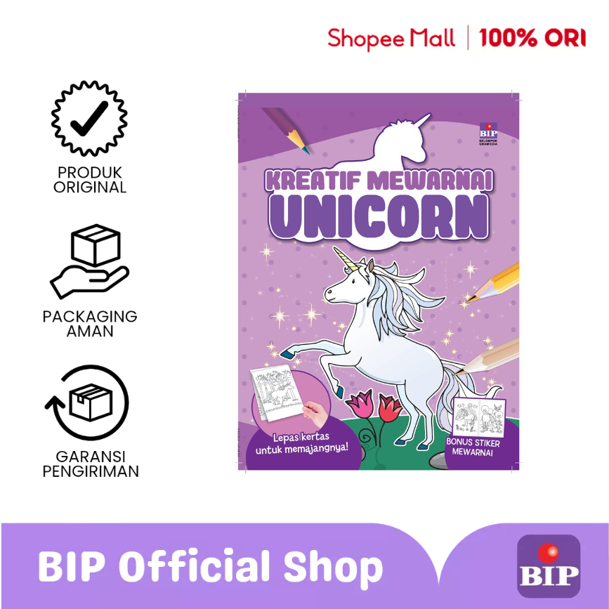 BIP - Kreatif Mewarnai Unicorn-(Rg)
