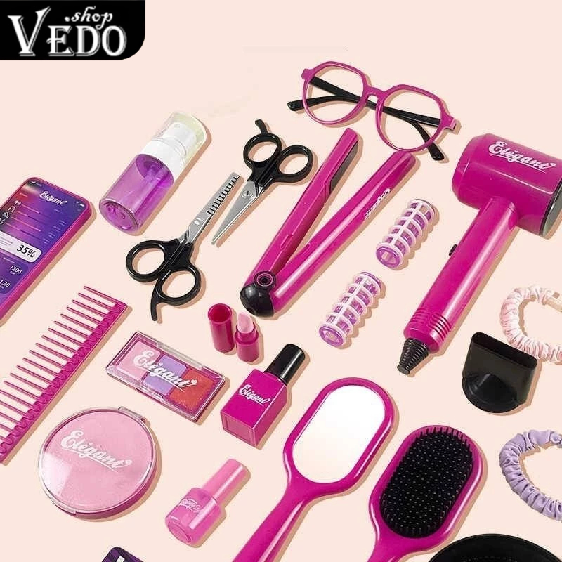 Mainan Set Salon Penata rambut, mainan set potong rambut, Mainan Salon potong rambut mainan tata ram