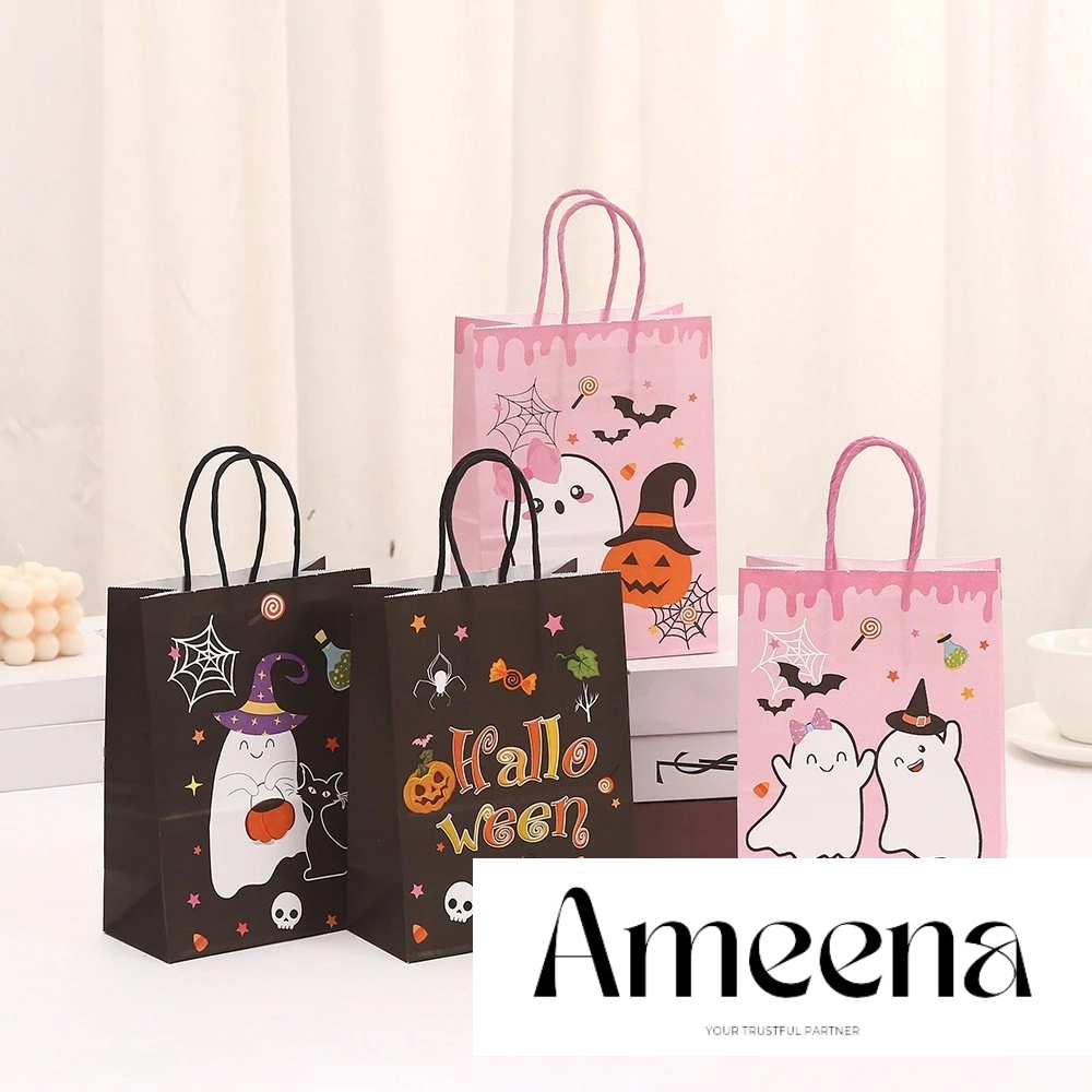 

Paperbag Halloween Gift Bag Hampers Ghost Hantu Halloween
