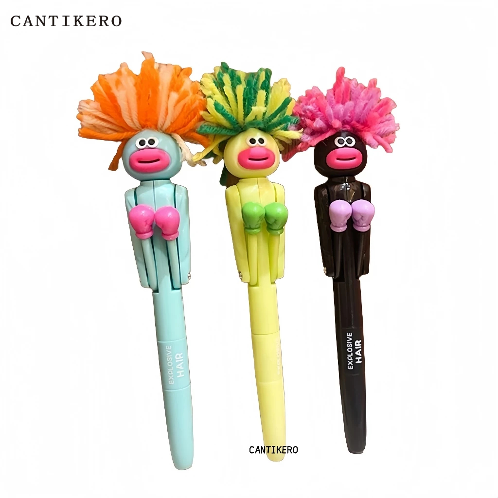 

【READY】Boxing Pen Original Lucu Pena Kepala ledakan Character Pena /Bolpoin Hitam / Boxing Punch Pen Pena Seru CANTIKERO