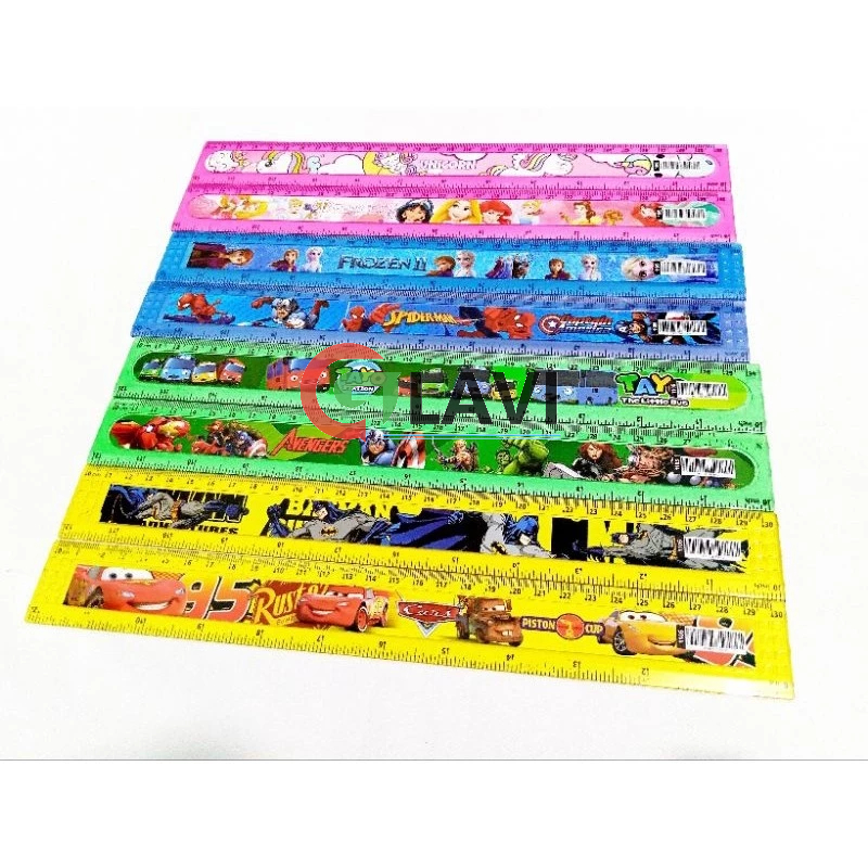 PENGGARIS 30CM KARAKTER LUCU FANCY/PENGGARIS 30CM FANCY