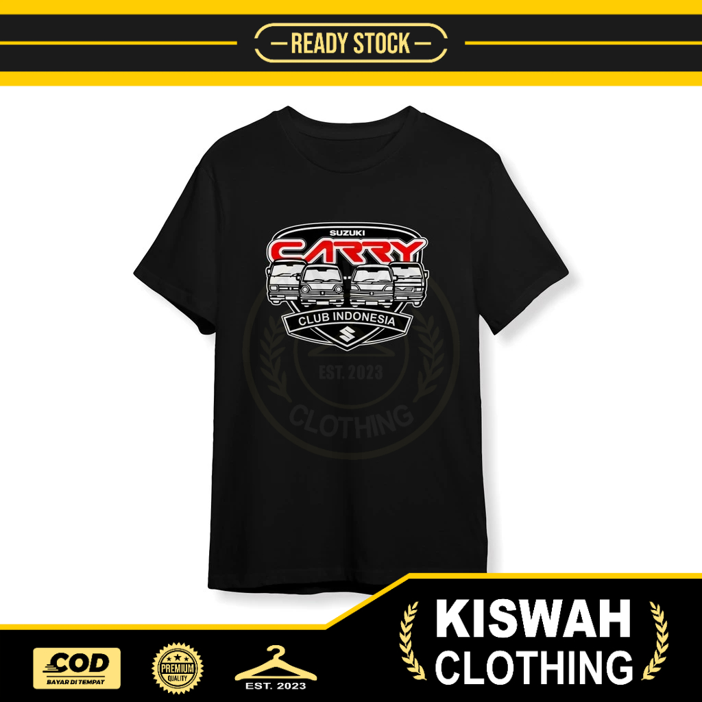 Kaos Tshirt Mobil Suzuki Carry Club Indonesia Baju Otomotif