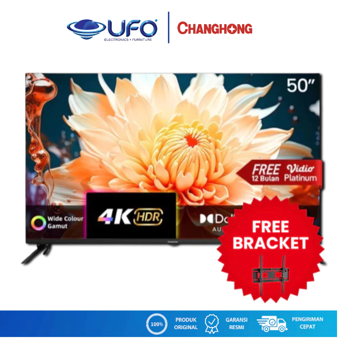 Changhong 50 Inch QLED Smart Google LED TV U50QCN1