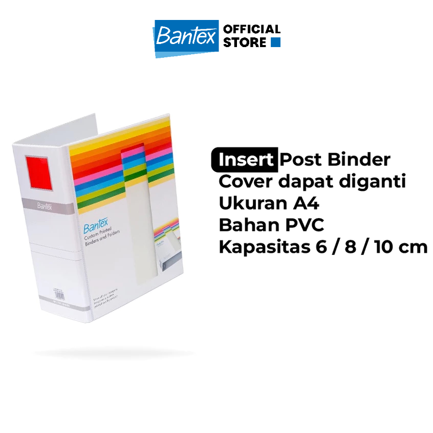 Bantex INSERT Pipe / Post Binder Ukuran A4