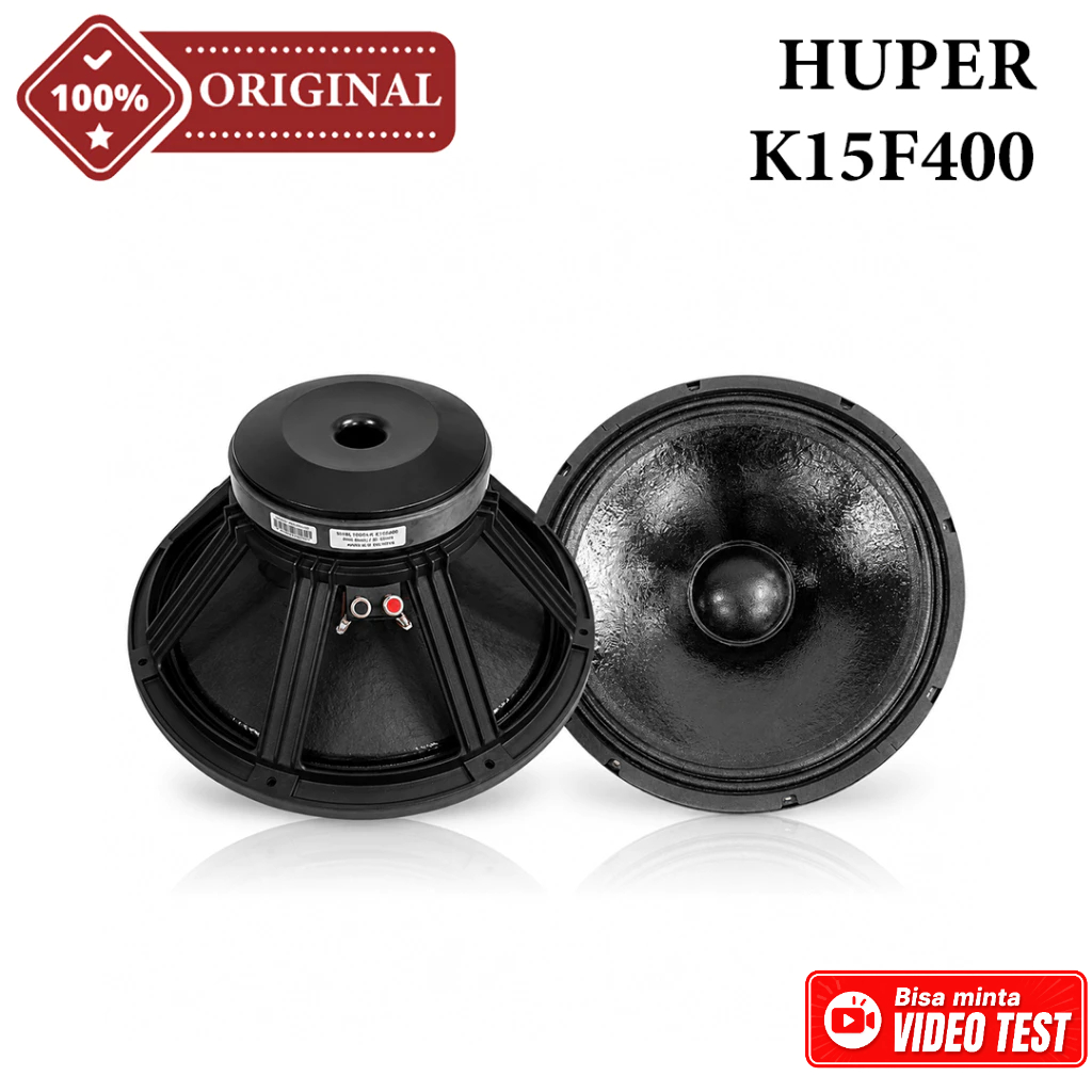 Komponen Speaker 15 Inch HUPER K15F400 | K15 F400 | K 15F400 Original
