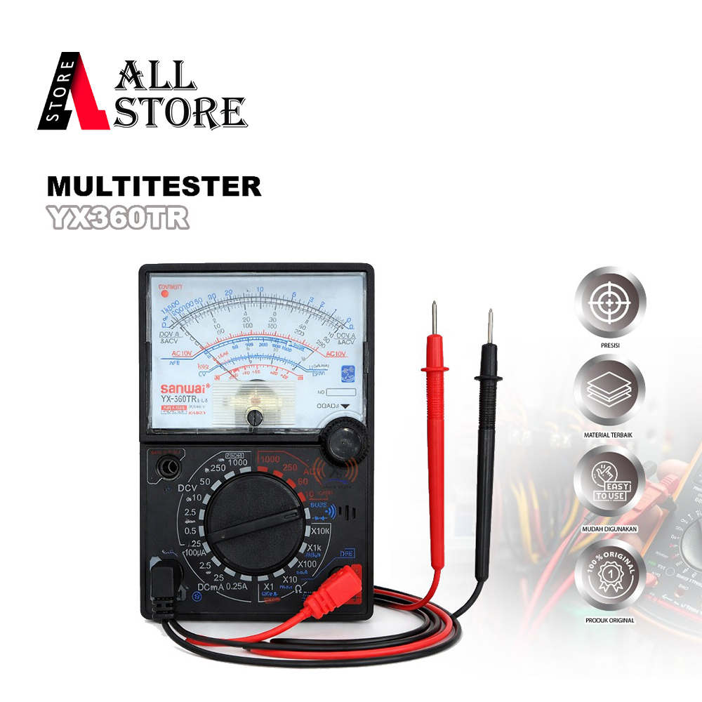 SANWAI YX-360 TRELB TESTER LISTRIK PRESISI - MULTITESTER SANWAI YX-360 TRELB METER ORIGINAL - MULTIM