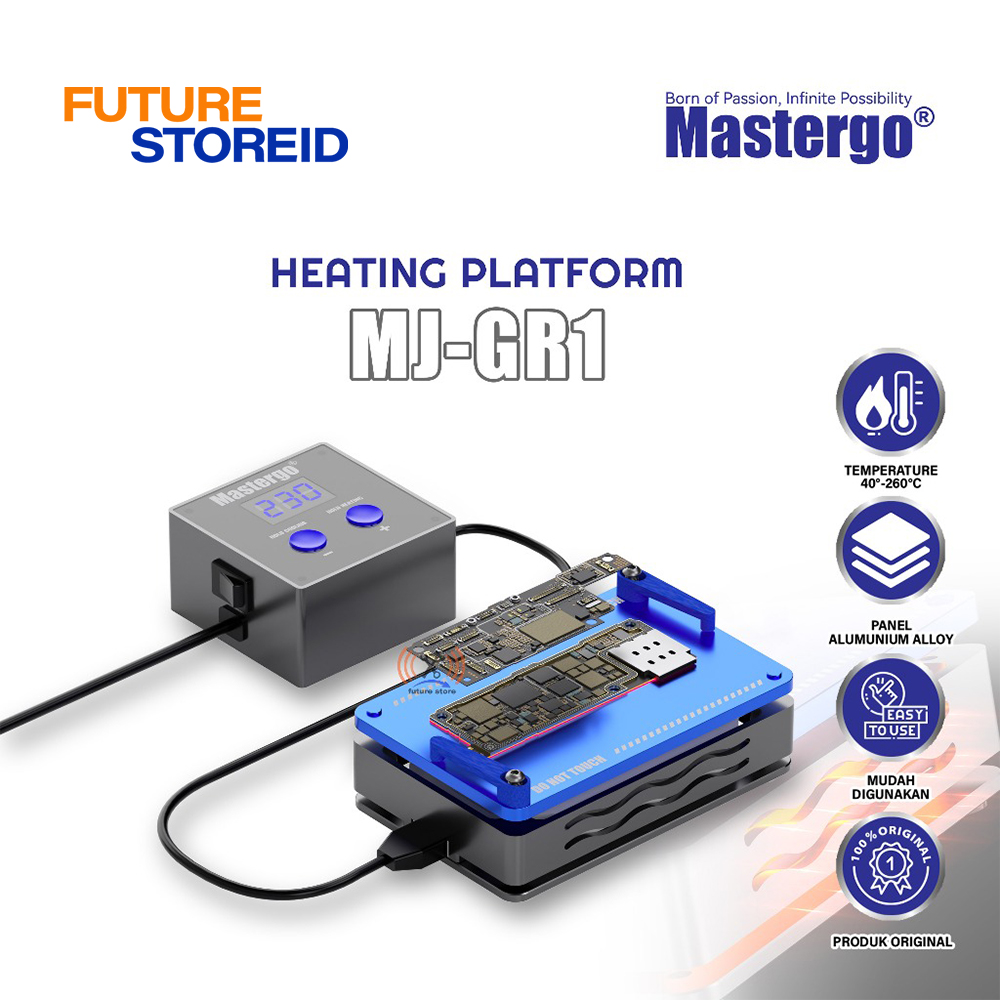 MASTERGO MG-JR1 PRECISION HEATING STATION PEMANAS PCB MOTHERBOARD TEMPERATUR 40-260°C ORIGINAL - ALA