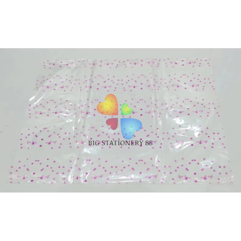 2043/PLASTIK PARSEL SARUNG UK 50X70/PLASTIK PARCEL 50X70/PLASTIK KADO