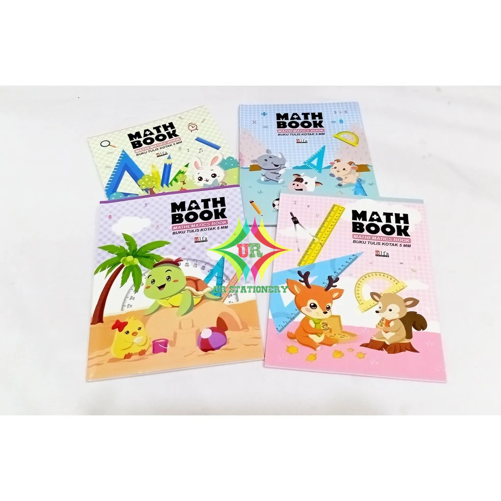 

(10BUKU) Buku Tulis Petak Matematika/Buku tulis Petak Kecil Tanggung Besar