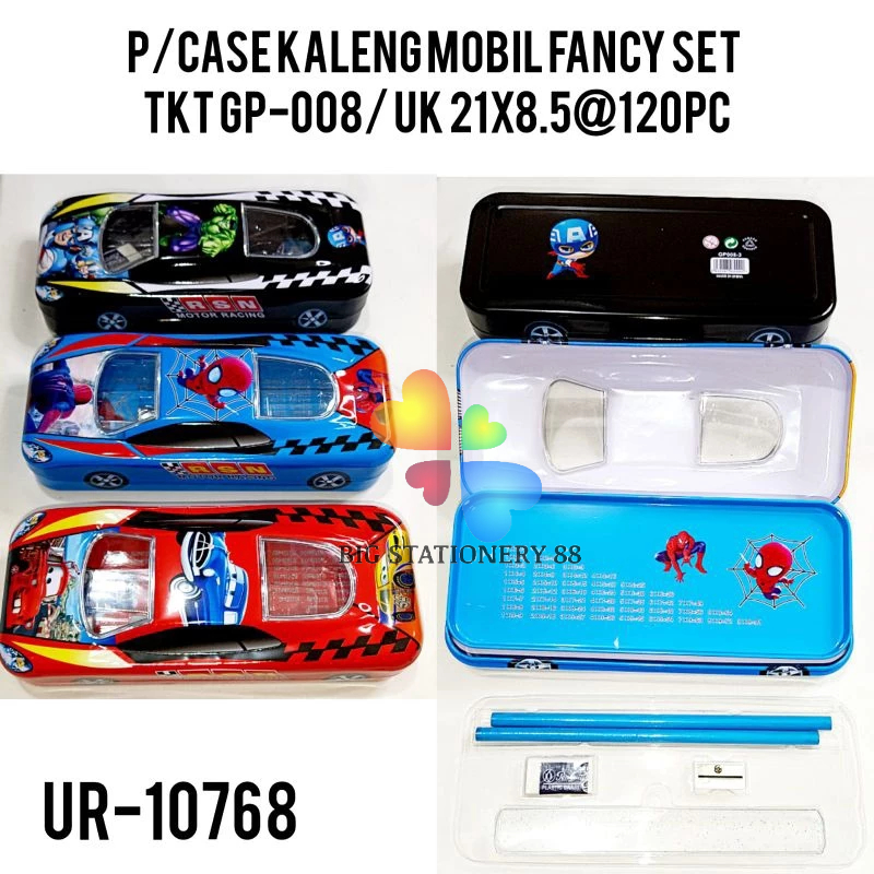 

Kotak pensil/Tempat pensil kaleng mobil fancy set TKT GP-008