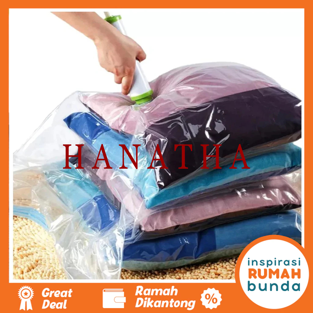 Vacuum Bag Travel Vacuum Plastik Pakaian Travel Vacuum Bag Storage