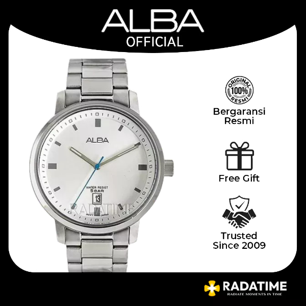 Jam Tangan Pria Alba Original Garansi AS9F67 X1