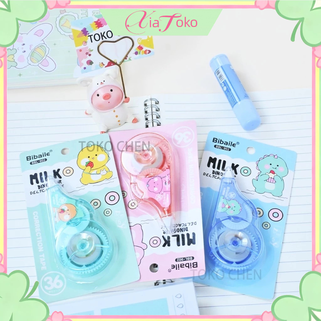 Bibaile Correction Tape / Tip Ex Kertas Besar / Pita Koreksi