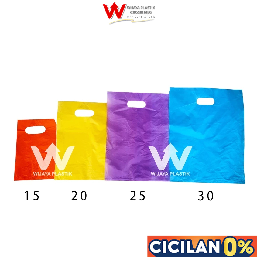 [PROMO] Kantong Kresek HD Oval POLOS ( 20 ) --- 100pcs @Pack | uk 20x30 plastik warna warni packing 