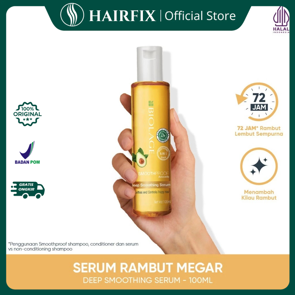 Biolage Deep Smoothing Serum 100ml - Professional Hair Treatment