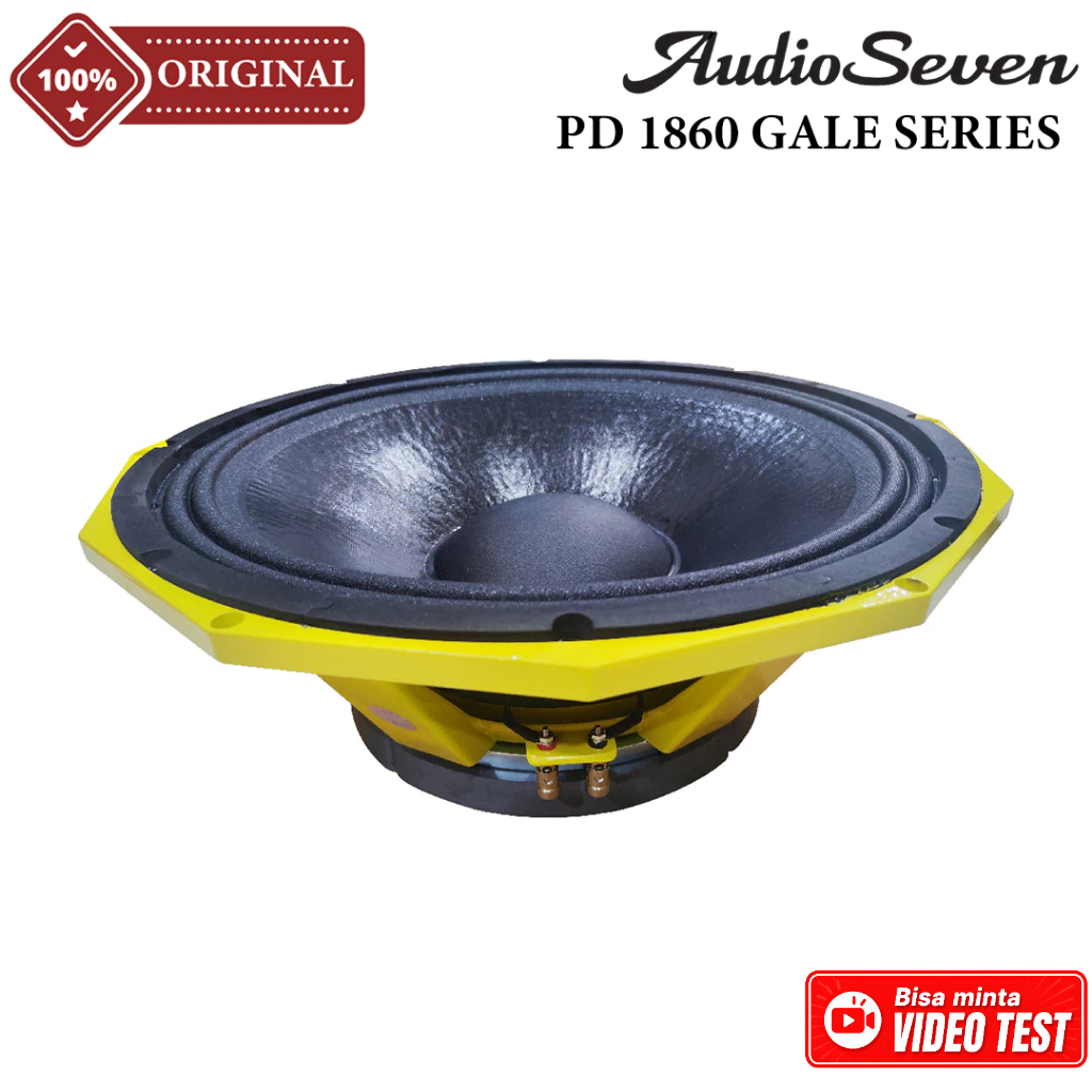 Komponen Speaker 18 Inch AUDIO SEVEN PD1860 | PD.1860 Gale Series Original Coil 5 Inch