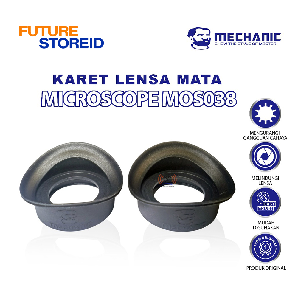 MECHANIC MOS038 KARET LENSA MICROSCOPE ORIGINAL - KARET OKULER MICROSCOPE MECHANIC MOS038 SEPASANG -