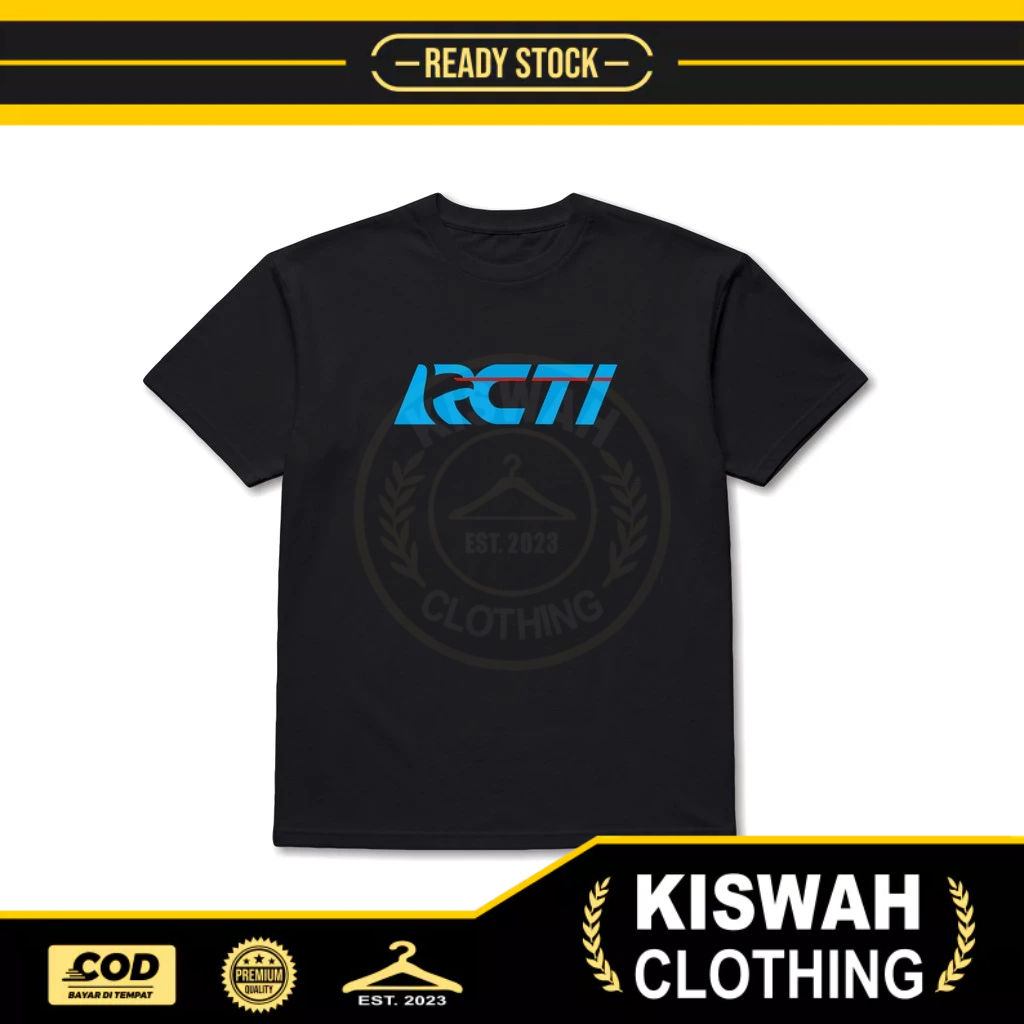 Kaos Tshirt RCTI Crew Logo Baju Perusahaan