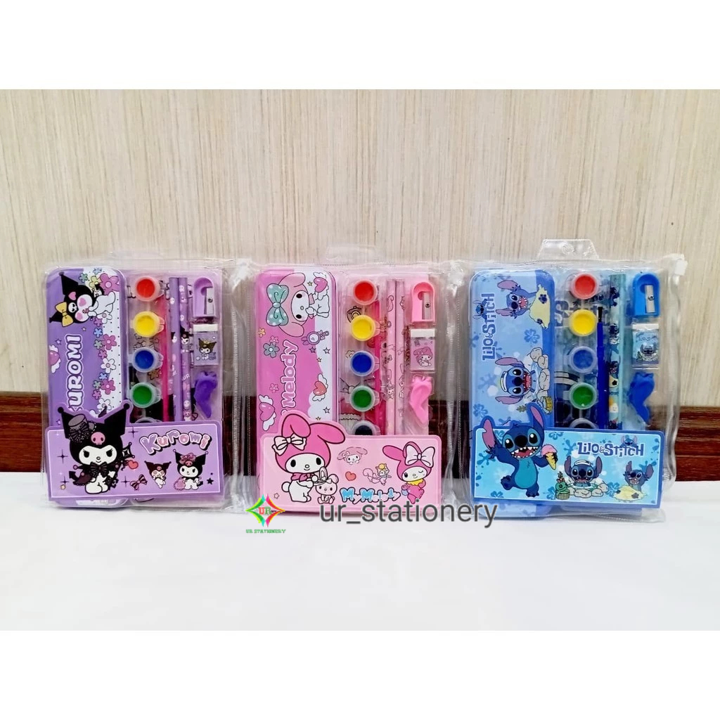 

SET ALAT TULIS FANCY LUCU PENSIL CAT WARNA, P CASE, RAUTAN,PENGHAPUS,BUKU/ SET FANCY LUCU